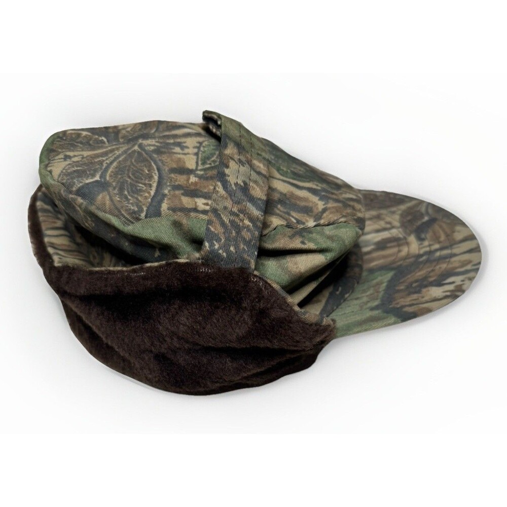 Cap America Vintage Camo Outdoor Hunters Trapper  Size Hat/Cap